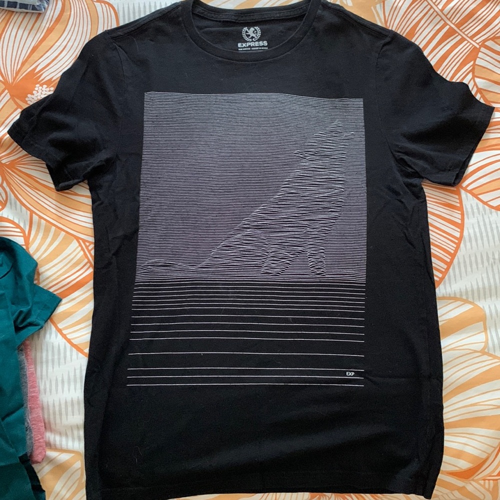 Black Express Wolf T Shirt Size XS